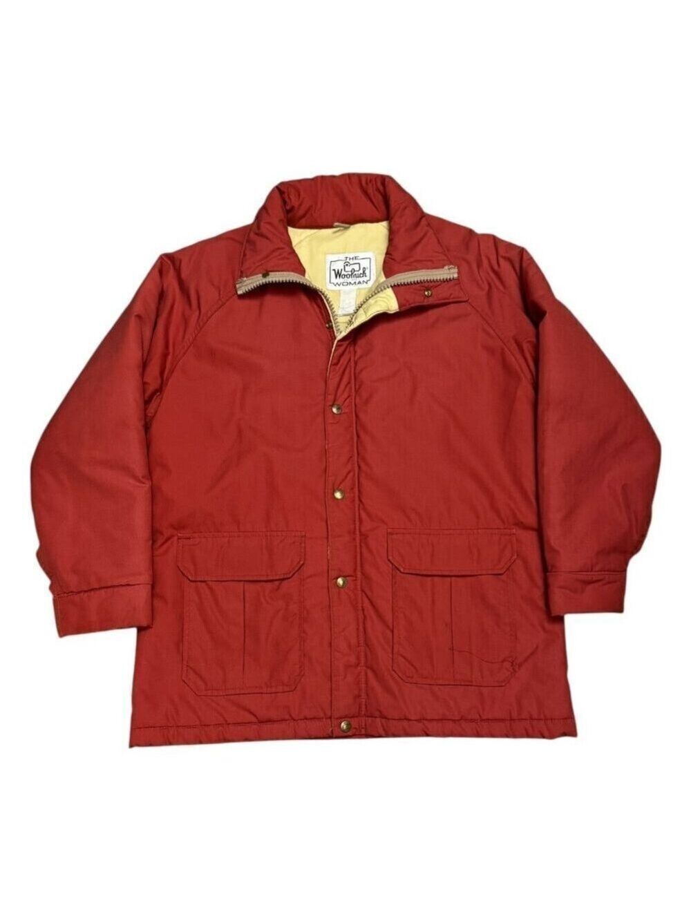 VINTAGE WOOLRICH Coat Retro 90s Winter Designer Puffer Parka Jacket Womens Large